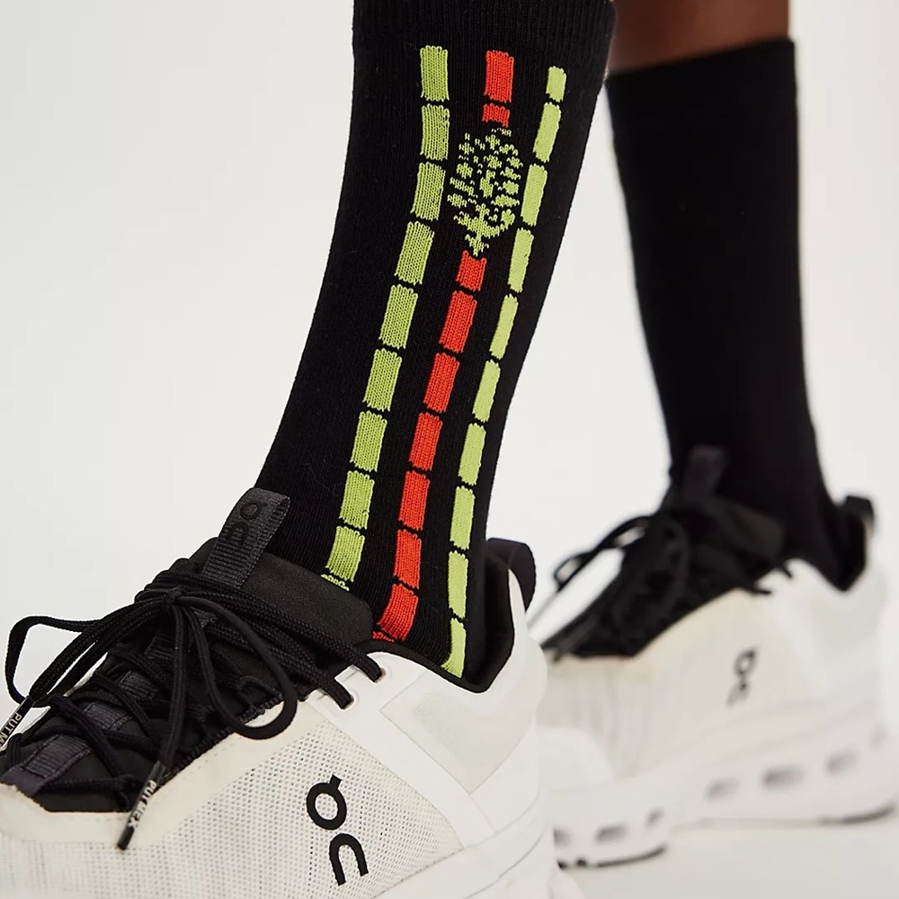Free People Fast Lane Track Socks NWT - Picture 2 of 2